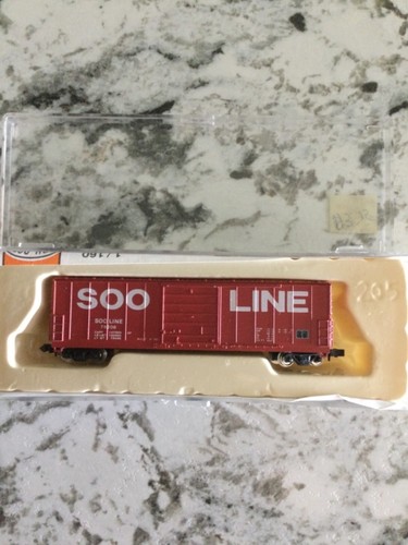 Coche de carga Con-Cor escala N Soo Line 50’ 001-881302 #76208 | Zustand: New