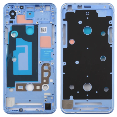 Front Housing LCD Frame Bezel Plate for LG Q7 / Q610 / Q7 Plus /Q725/(Baby Blue) - Bild 1 von 6