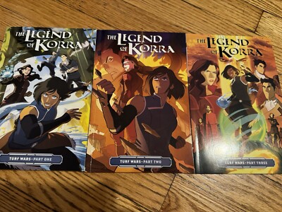 Nickelodeon the Legend of Korra-Turf Wars #1-3 (Dark Horse Comics, 2017-2018)