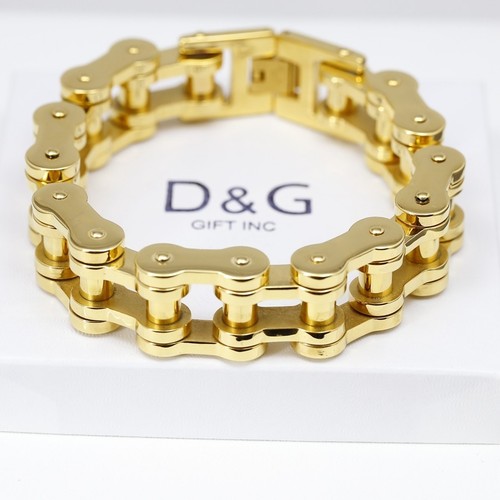 8mm Hexagon Tennis Chain & Bracelet Set In Gold - Foto 6