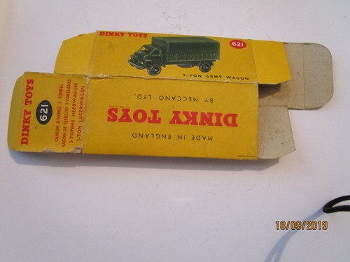 Dinky - Toys Military 621 Bedford Wagon Issued 1954-1963 near MINT BOXED - Picture 13 of 13