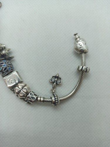 Bracciale Pandora Completo Di 13 Charms - Foto 11 di 14
