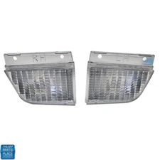 1979-81 Pontiac Firebird / Trans Am Clear Front Park Parking Light Lamp Set New