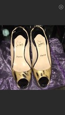Auténticos tacones firmados Christian Louboutin No Prive 120