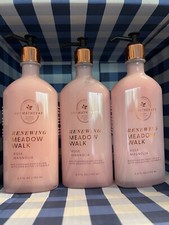 3 BATH  BODY WORKS RENEWING MEADOW WALK ROSE MAGNOLIA LOTION NEW