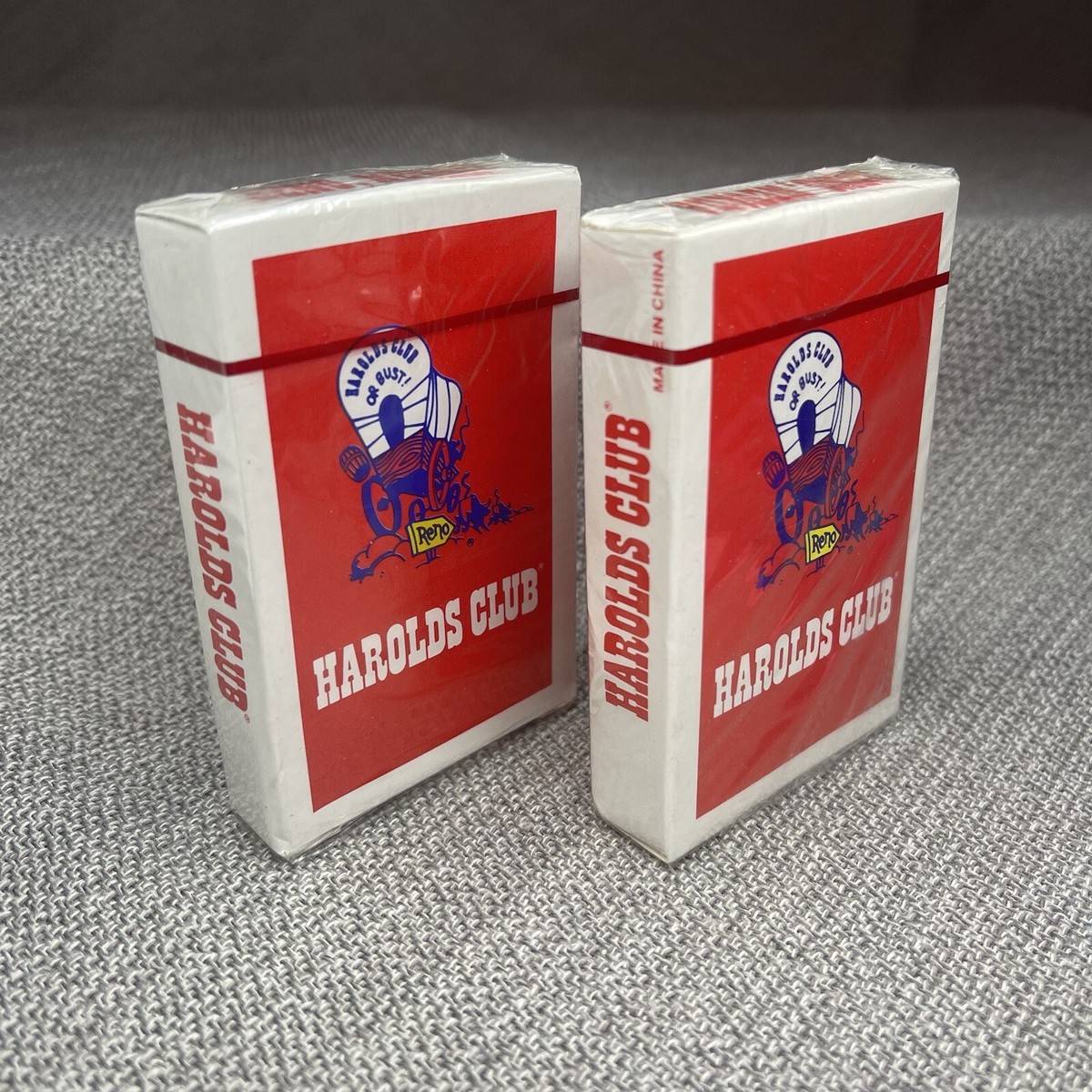 Vintage Playing Cards, Harolds Club Casino, Reno, NV. Two Sealed