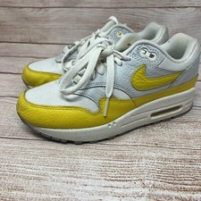 Nike Women's Air Max 1 Shoes DX2954-001 Photon Dust /Tour Yellow Size 5W