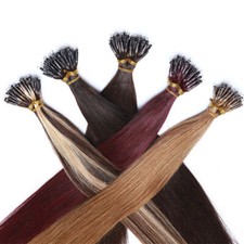 1G Nano Ring Real Human Remy Hair Extensions Micro Loop Beads I Tip 150pcs 150g