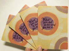 4 Cards DaySpring What You Did & The Way You Did It Deserves Heartfelt Thanks