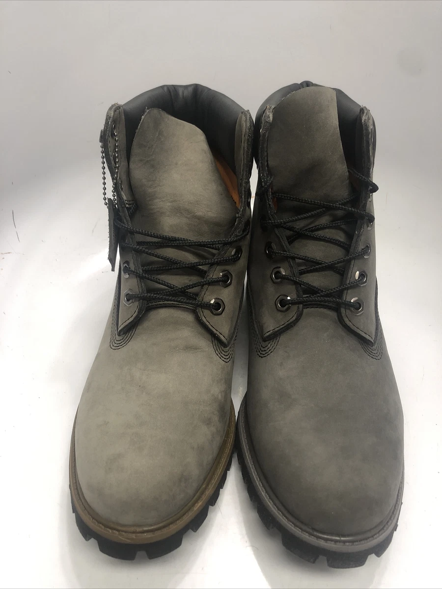 Timberland 6609A 6 Inch Premium Men s Gray Boots Size 10.5 OB925 NO BOX