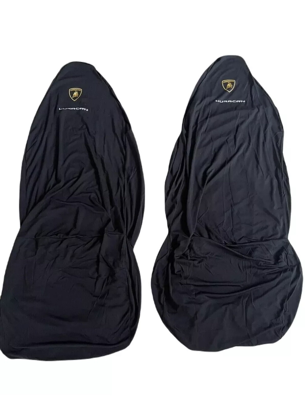 Lamborghini Huracan Seat Covers Left and Right Set Genuine Black New