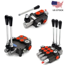 1/2/3 Spool Hydraulic Directional Control Valve Adjustable 11GPM for Loaders 
