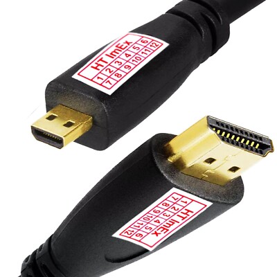 Micro HDMI auf HDMI 4K Adapter Kamera kabel für SONY Alpha 6400 Kit (ILCE-6400L)