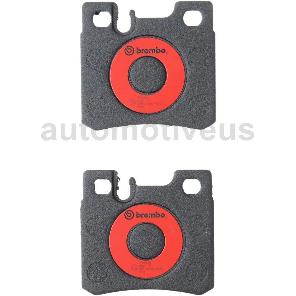 Juego de 2 pastillas de freno de disco delanteras traseras Brembo para Mercedes-Benz 1990-1995 Foto 2 de 4