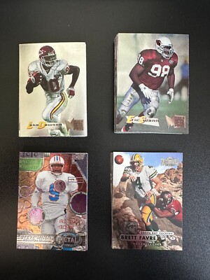 FLEER METAL SKYBOX UNIVERSE FOOTBALL Silver Flashers 1995 1997 1998 - YOU PICK
