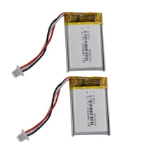 2x 3.7V 200mAh Li-Polymer Batteries 402030 with JST 3-pin1.0 Connector, 0.74Wh