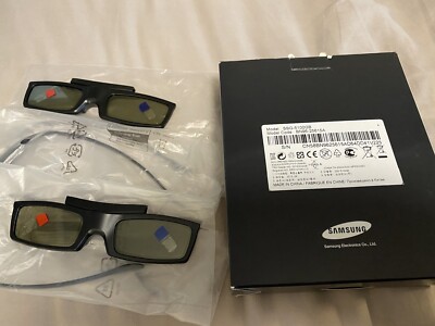 (2) Samsung 3D Active Glasses Model #SSG-5100GB with Box