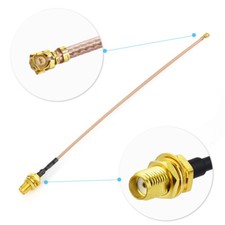 UFL/u.fl to SMA jack female bulkhead pigtail cable RG178 20cm for wifi Mini-PCI