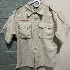 Vented Microfiber Poly Boy Scout BSA UNIFORM SHIRT Youth Large New Style I83