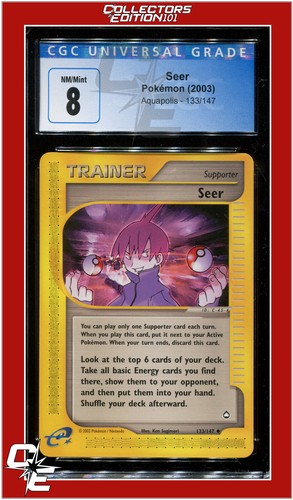 Seer graded CGC 8 for sale on eBay