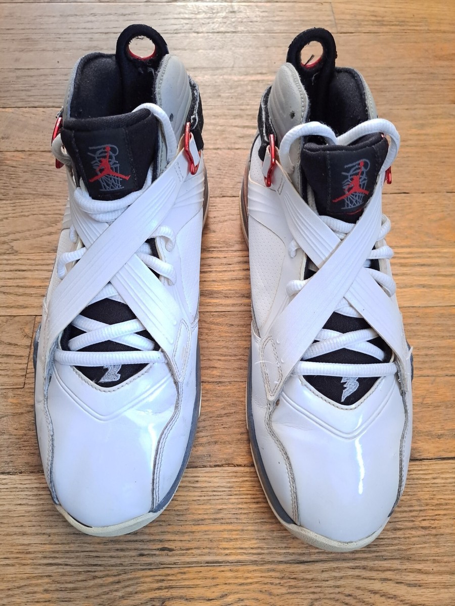 Nike, Jordan 8, Varsity Red. Size 10.5. Style code 467807-105. No