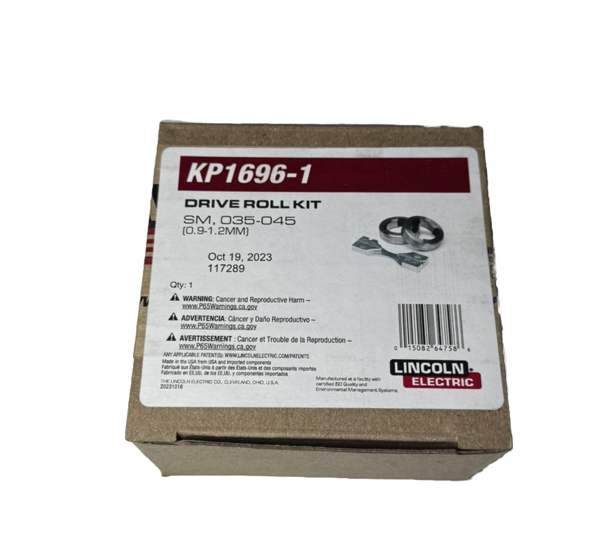 Lincoln KP1696-1 / M27812 Drive Roll Kit Combination .035in