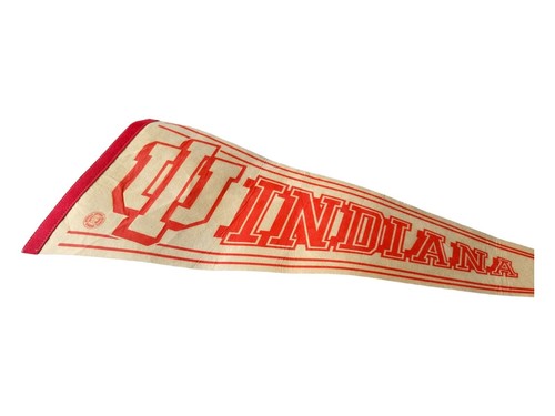 *Great Condition*Vintage Indiana University Hoosiers Felt Pennant - Picture 2 of 4