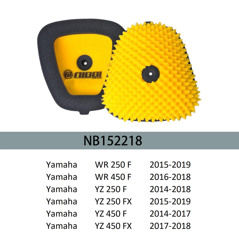 Filtro de ar de espuma de corrida camada dupla Powerflow novo na caixa ajuste bicicleta Yamaha YZ250F YZ250FX - Imagem 2 de 4