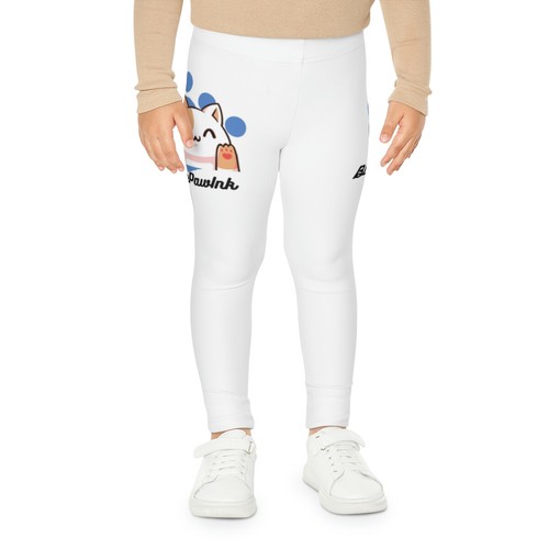 BluePawInk Kids Leggings (AOP) - Picture 4 of 8