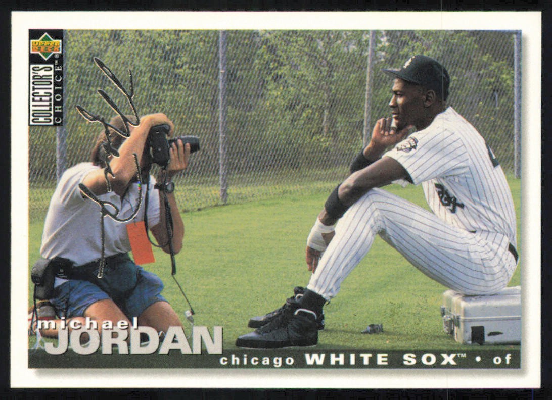 Michael Jordan 1995 Collector's Choice Silver Signature #500 Chicago White Sox