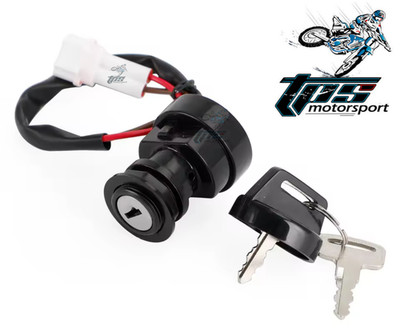 ZÜNDROHR HAUPTSCHALTER & SCHLÜSSEL PASSEND FÜR: YAMAHA YFM 125 GRIZZLY 2004 - 2013