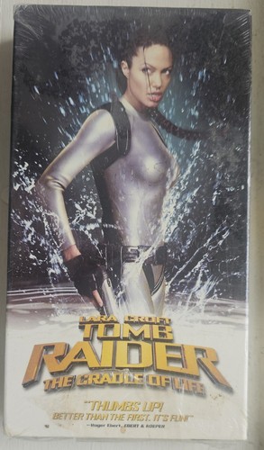 NOS Lara Croft Tomb Raider Cradle of Life FACTORY Sealed VHS Paramount WATERMARK