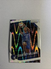2025 Panini Prizm WNBA Courtney Williams White Seismic Prizm #69 Minnesota Lynx