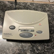 Radio Shack FM Wireless Intercom 3-Channel System 43-3105A Retro, Tested