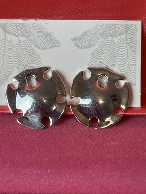 Robert Lee Morris (RLM Studio) Sterling Silver Sandollar Stud Earrings 925
