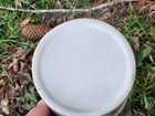 Ceramic Butter Bell Crock Keeper Ivory & Blue Vintage Kitchen Decor Farmhouse — photo 4