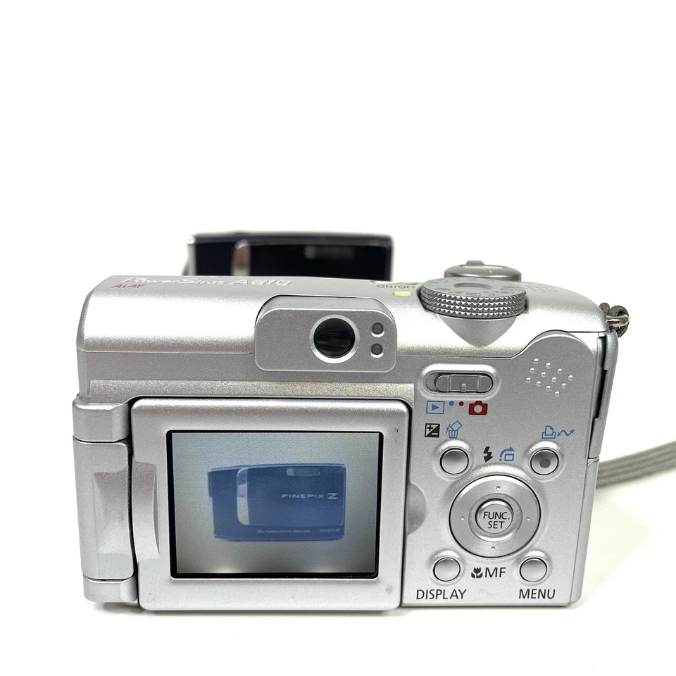 Canon PowerShot A610 5.0MP Digital Camera Digicam Silver 4x Zoom TESTED Working* - Image 4 of 4