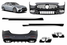 Bodykit für Mercedes C-Klasse W206 Limo 2021- C63 Look Stoßfänger Kühlergrill