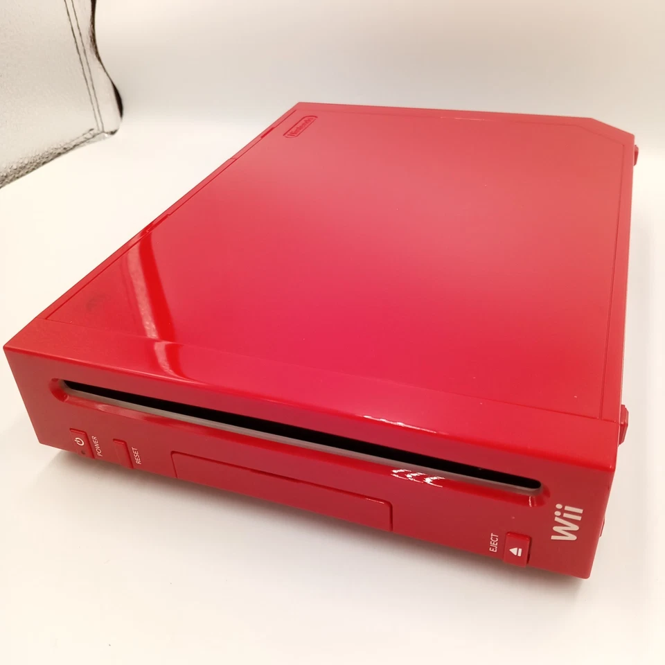 Nintendo Wii Red Console Super Mario Bros 25th Anniversary Limited Japanese CIB - Image 3 of 4