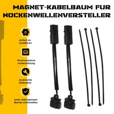 2X Adapterstecker Nockenwellenversteller &Ouml;lstoppkabel f&uuml;r Mercedes W203 W204 CLK