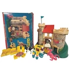 Fisher Price Little People Castle #993 Vintage 1974 Complete Box Dragon w/Ears