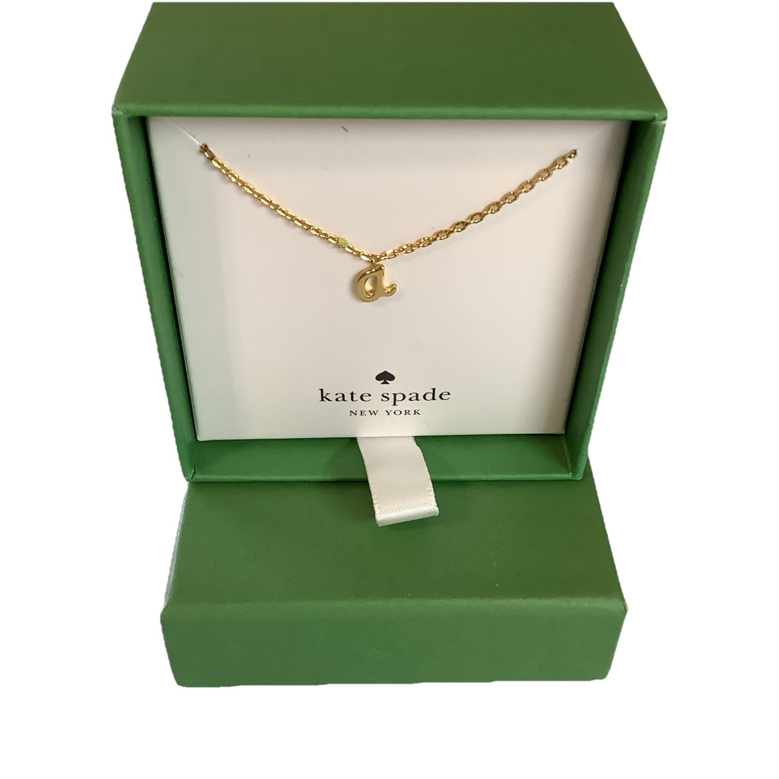 Kate Spade New York One In A Million “A” Initial Pendant Necklace, New In Box thumbnail 2