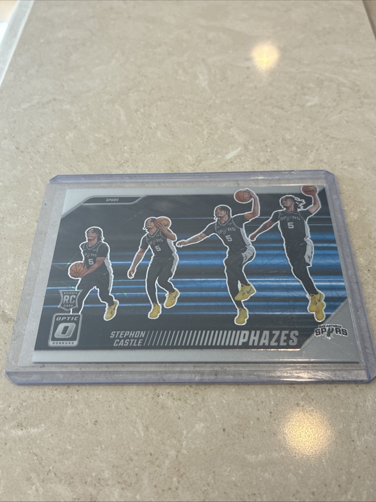 2024-25 Donruss Optic Stephon Castle Phazes #24 SSP Case Hit ROY SPURS