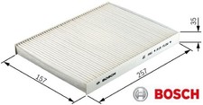 BOSCH 1987432327 Filter für Innenraumluft Innenraumfilter Filter für Renault 