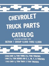 1938-1969 Chevrolet 10-60 Series Ltmed Duty Truck Parts Book 1938-1969 Chevrolet 10-60 Series Ltmed Duty Truck Parts Book