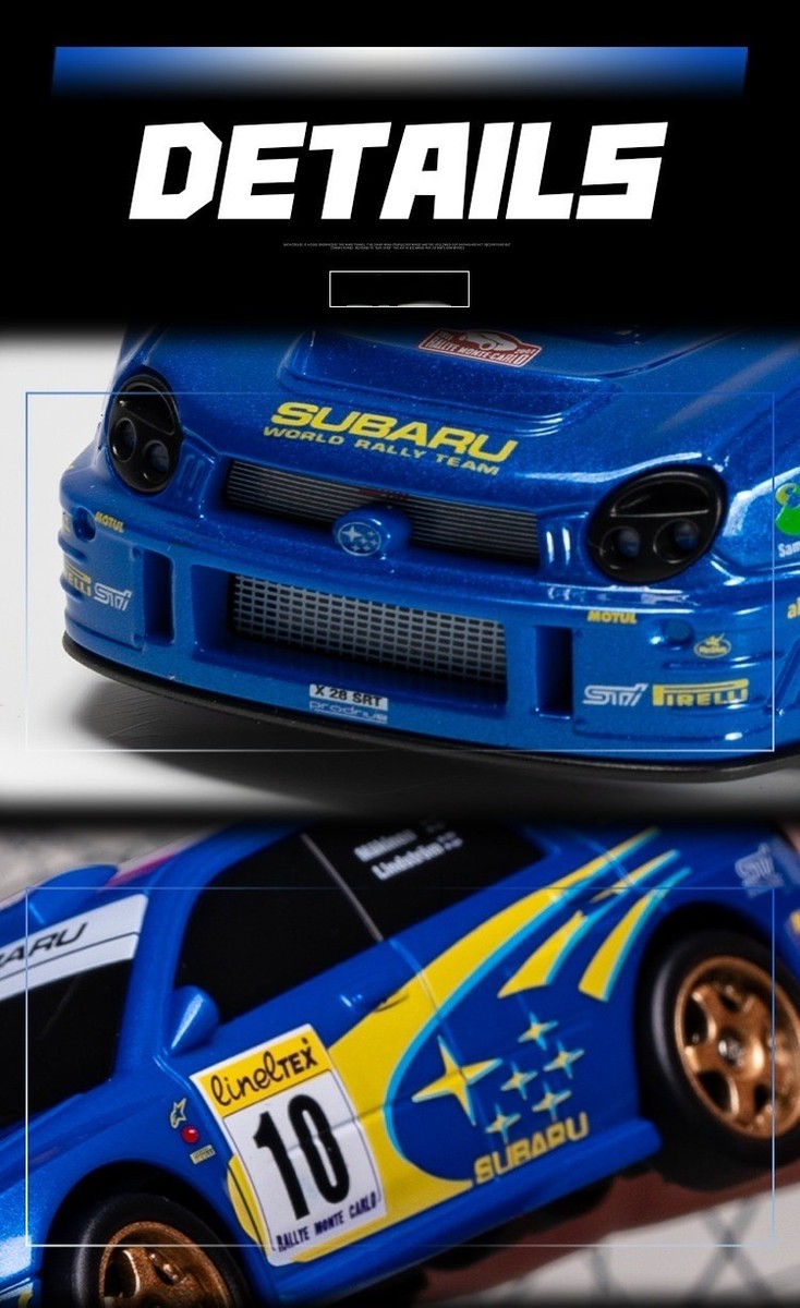 1/43 Subaru Impreza Licensed Mini RC Drift Car LED 4WD