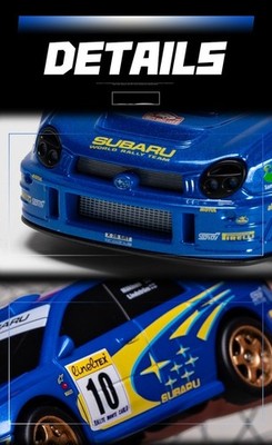 1/43 Subaru Impreza Licensed Mini RC Drift Car LED 4WD