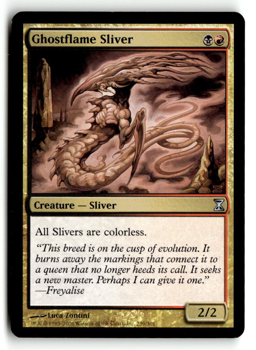 Ghostflame Sliver Time Spiral [TSP - 239] Magic Uncommon LP