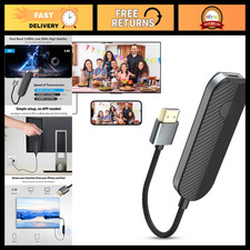 Wireless HDMI Adapter for iPhone iPad - AirPlay Screen Mirroring, HD 1080P, Plug