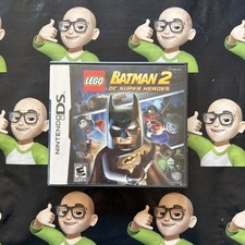 Nintendo DS Lego Batman 2 DC Super Heroes  Complete Game Case And Manual Working